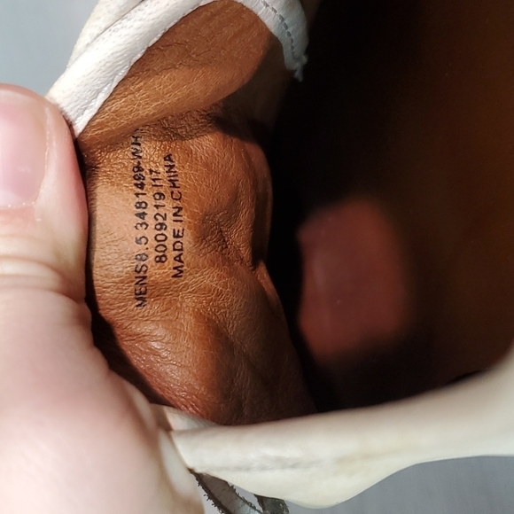 Frye Mens Brett Comfort Low Leather Sneakers shoes sz 8.5 - Picture 13 of 14